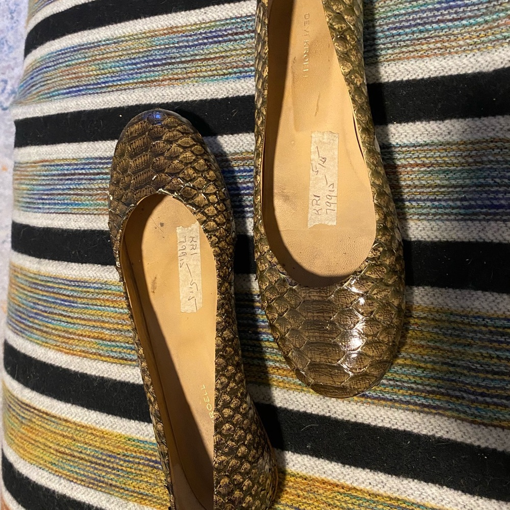 Devi Kroell Python Ballerina Flats - image 4